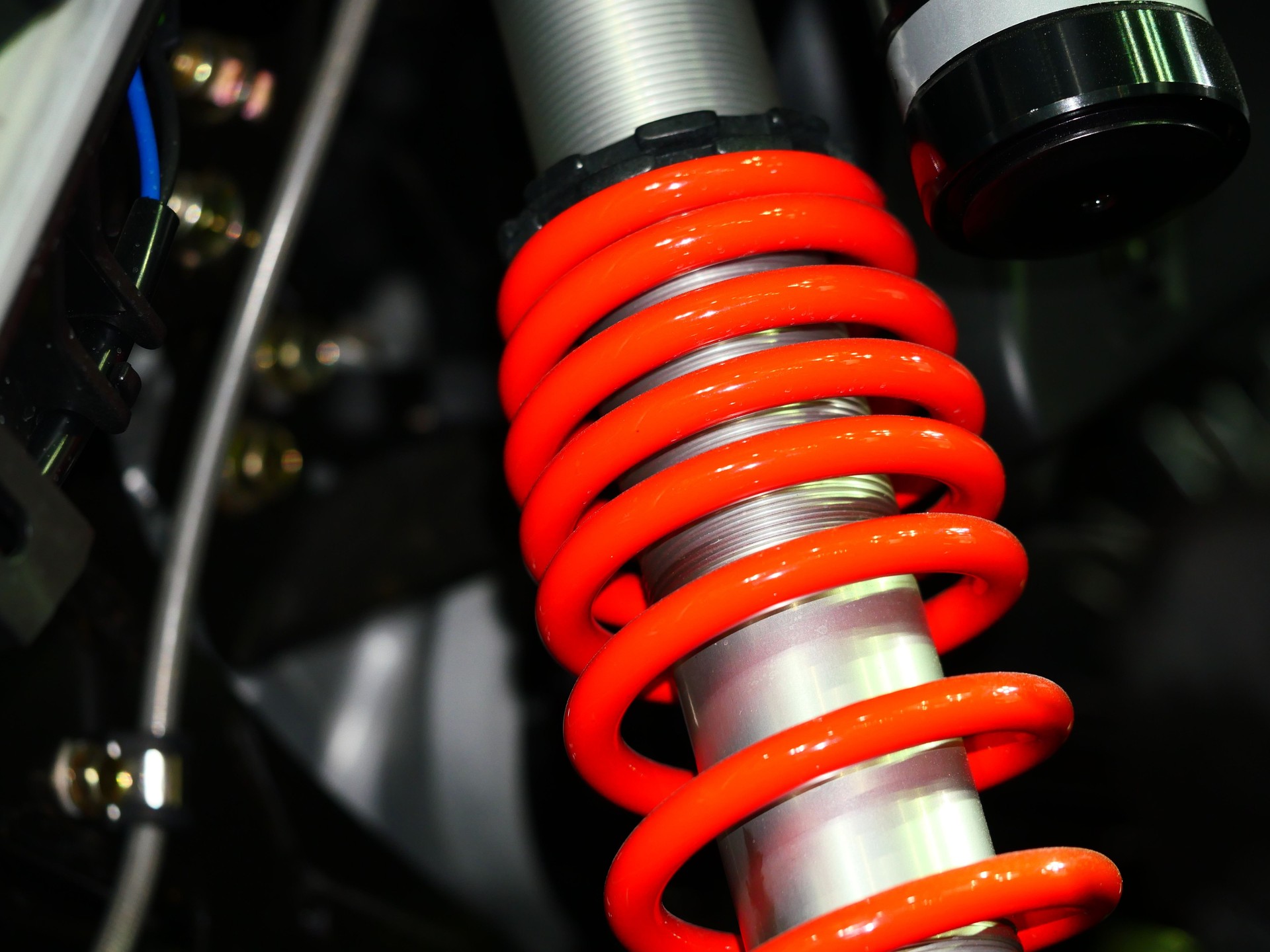 Shock absorber spring